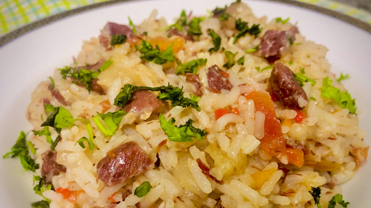 Arroz de Carreteiro (Arroz de Charque) – Recipe School